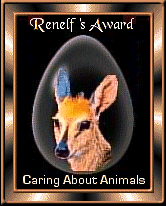 Renelf's Award, Caring about Animals