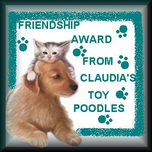 Claudias Toy Poodles Friendship Award