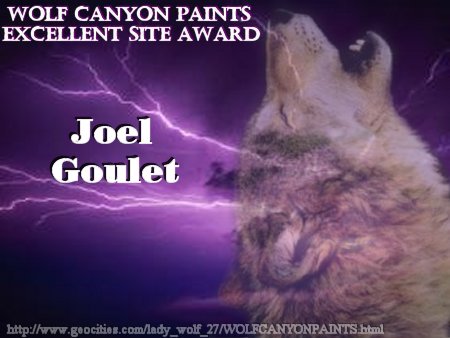 Wolf Canyon Paints Excellent Site Award