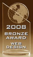 The Neovizion 2008 Bronze Award For Web Design