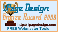 1 Page Design Bronze Award 2006