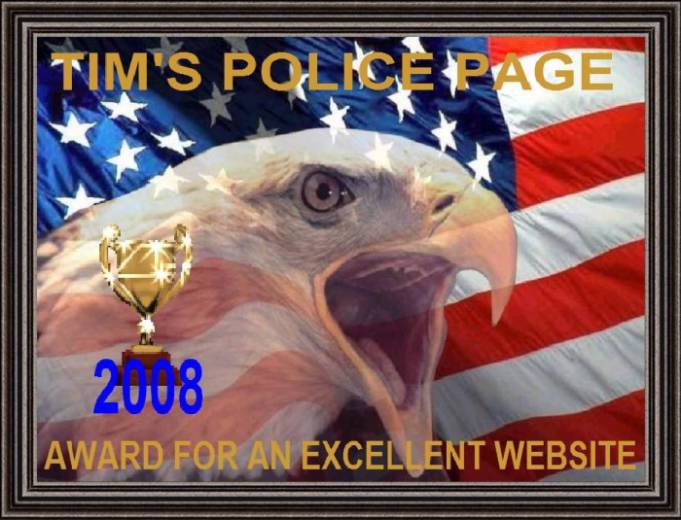 Tim's Police Page Award For An Excellent Website