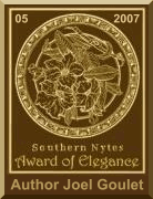 Award Of Elegance from Southern Nytes