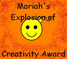 Mariah's Explosion Of Creativity Award
