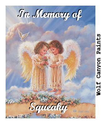 In Memory Of Squeaky--by Wolf Canyon Paints